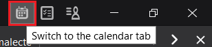 Icône Calendar dans Thunderbird